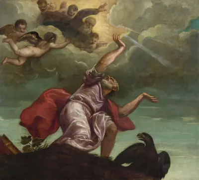 Svatý Jan Evangelista na Patmu, Titian