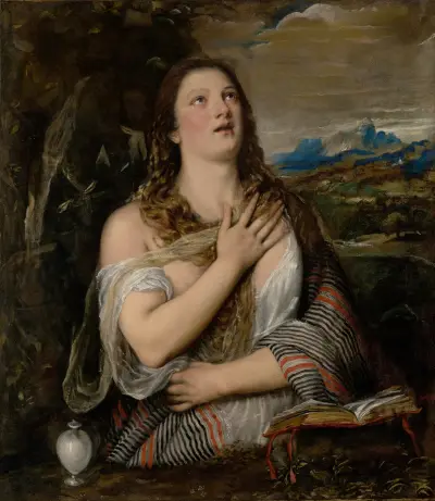 The Penitent Magdalene av Titian