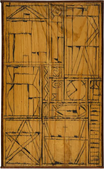 Constructif en bois incise av Joaquín Torres-García