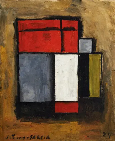 Formas abstractas av Joaquín Torres-García