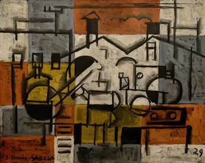 Pintura constructiva, 1929 – nr 3 av Joaquín Torres-García
