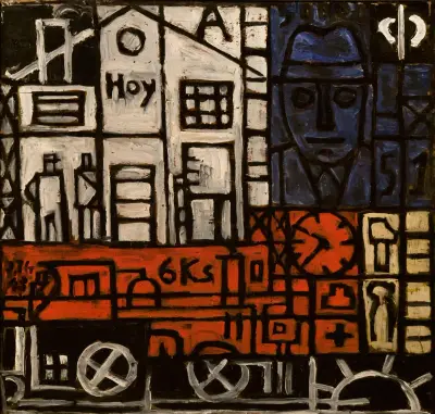 Pintura constructiva, 1943 av Joaquín Torres-García