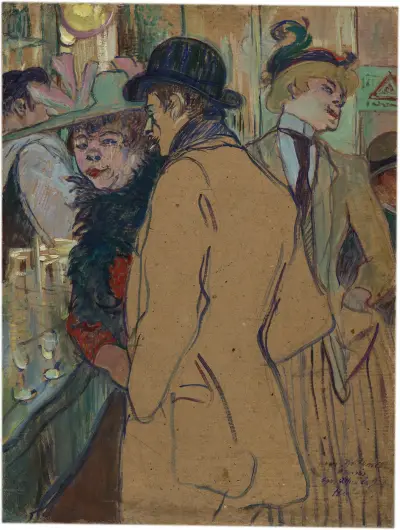 Alfred la Guigne av Henri de Toulouse-Lautrec