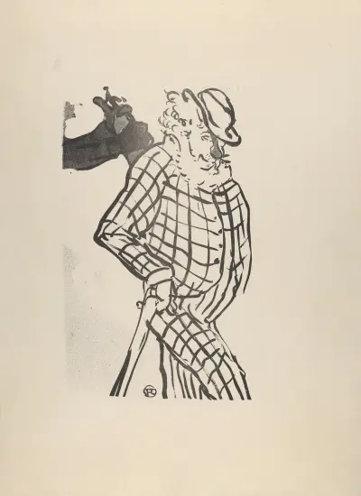 American Singer av Henri de Toulouse-Lautrec