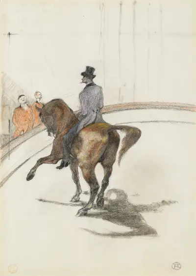 At the Circus; The Spanish Walk (Au Cirque; Le Pas espagnol) av Henri de Toulouse-Lautrec