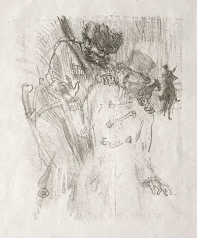 Au pied du Sinaï: Arrestation de Schlomé Fuss av Henri de Toulouse-Lautrec