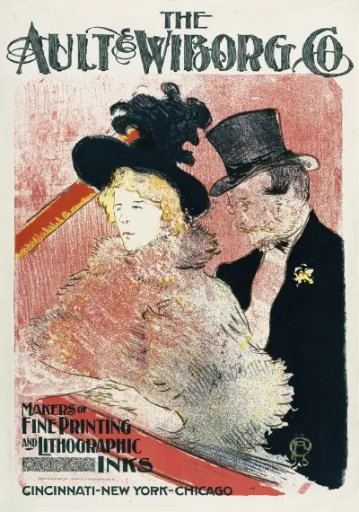 Ault and Wiborg, Ad. 105 av Henri de Toulouse-Lautrec