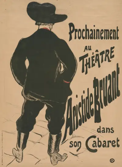 Bruant au Mirliton av Henri de Toulouse-Lautrec