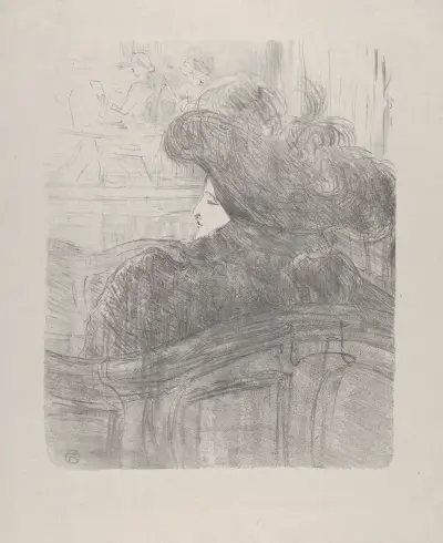 Cléo de Mérode av Henri de Toulouse-Lautrec