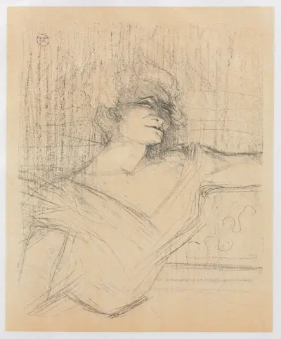 Dans la glu av Henri de Toulouse-Lautrec