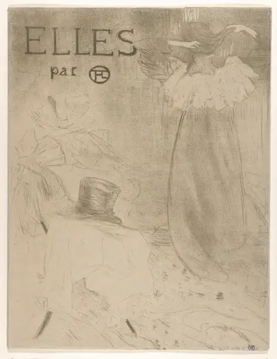 Elles (portfolio cover), 1896 – nr 2 av Henri de Toulouse-Lautrec