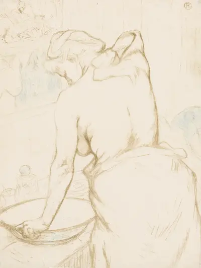 Elles: The Toilet av Henri de Toulouse-Lautrec