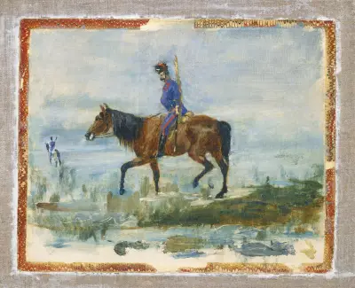 Hussars av Henri de Toulouse-Lautrec