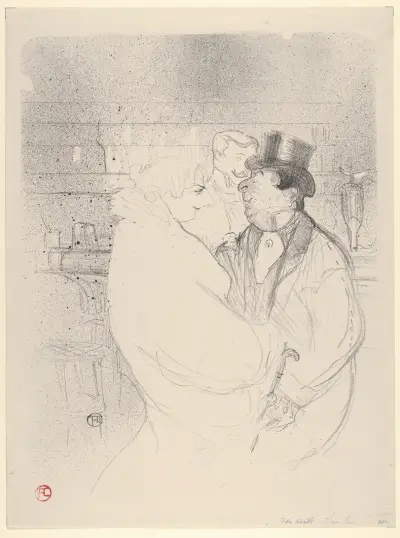 Ida Heath at the Bar, 1894 – nr 2 av Henri de Toulouse-Lautrec