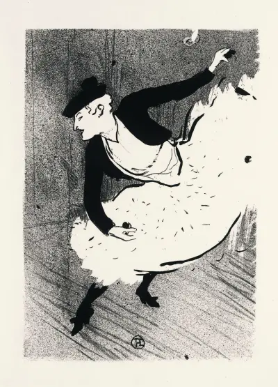 LE CAFE CONCERT av Henri de Toulouse-Lautrec