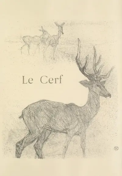 Le Cerf av Henri de Toulouse-Lautrec