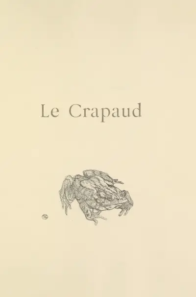 Le Crapaud av Henri de Toulouse-Lautrec