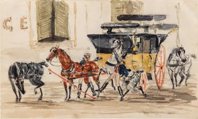 Le Postillon av Henri de Toulouse-Lautrec
