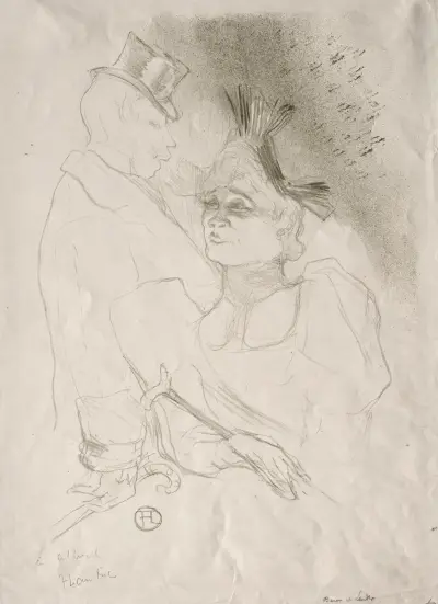 Lender and Baron av Henri de Toulouse-Lautrec