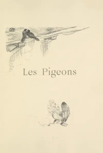 Les Pigeons av Henri de Toulouse-Lautrec