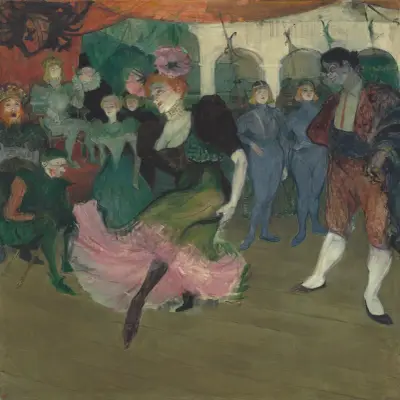 Marcelle Lender Dancing the Bolero in ‘Chilpéric’ av Henri de Toulouse-Lautrec
