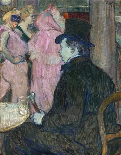 Maxime Dethomas av Henri de Toulouse-Lautrec