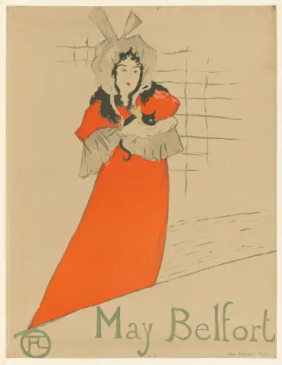May Belfort, 1895 – nr 1 av Henri de Toulouse-Lautrec