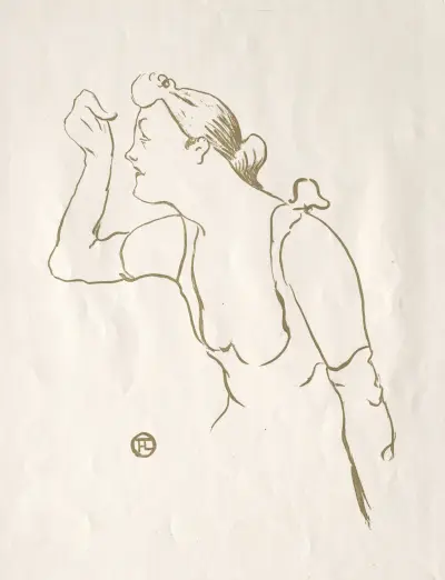 Paula Brébion, 1893 – nr 1 av Henri de Toulouse-Lautrec