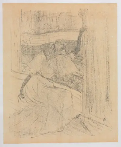 Saluant le public av Henri de Toulouse-Lautrec