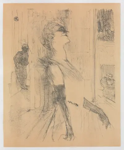 Sur la scene av Henri de Toulouse-Lautrec