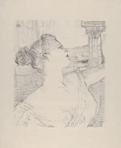 Sybil Sanderson av Henri de Toulouse-Lautrec