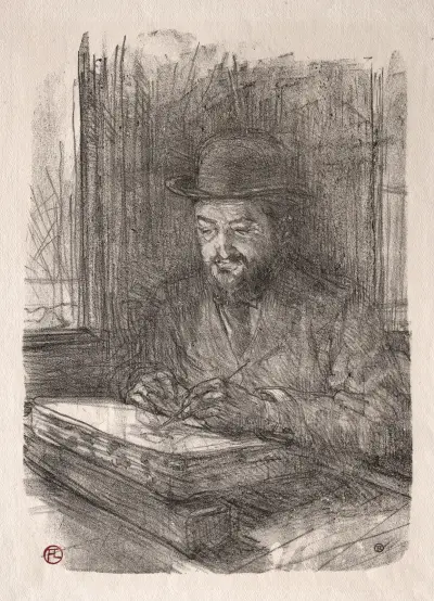 The Good Lithographer av Henri de Toulouse-Lautrec