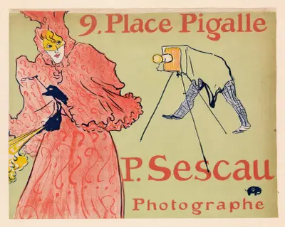 The Photographer Sescau (Le Photographe Sescau) av Henri de Toulouse-Lautrec