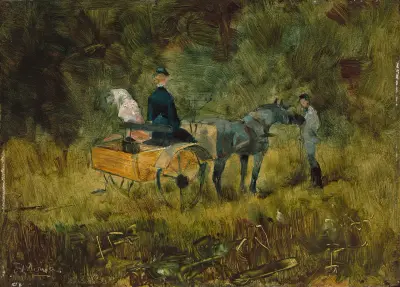 The Trap av Henri de Toulouse-Lautrec
