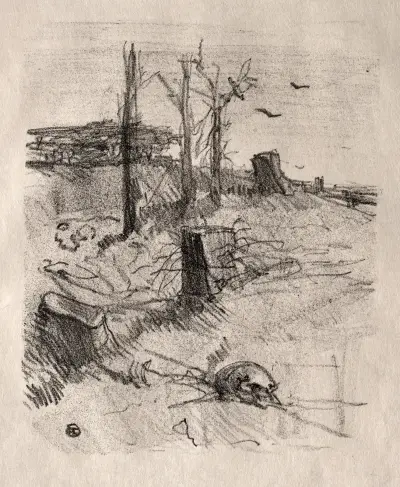 Un Cimetière en Galicie av Henri de Toulouse-Lautrec