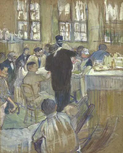 Une opération par le Docteur Péan à l’Hôpital International av Henri de Toulouse-Lautrec