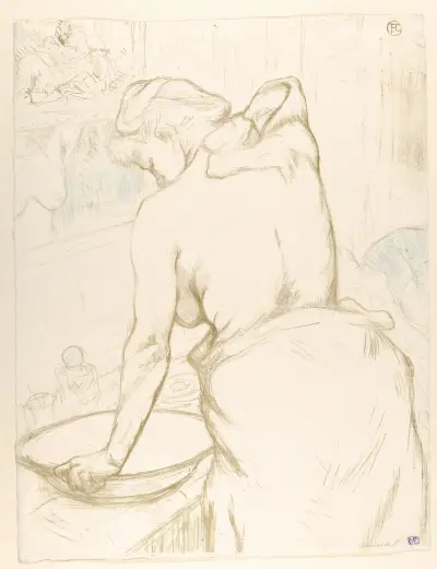 Washing., 1896 – nr 2 av Henri de Toulouse-Lautrec