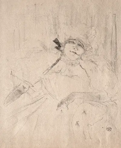 Yvette Guilbert: Chanson Ancienne av Henri de Toulouse-Lautrec