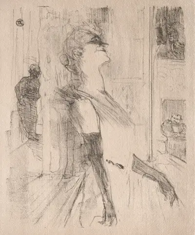 Yvette Guilbert: Sur la scène av Henri de Toulouse-Lautrec