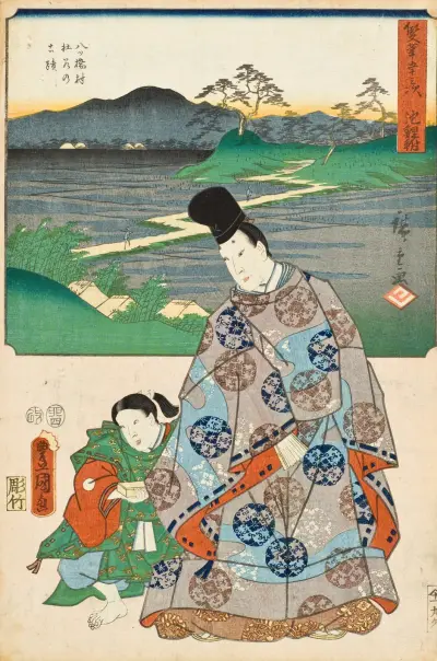 Chiryū av Utagawa Kunisada (Toyokuni III)