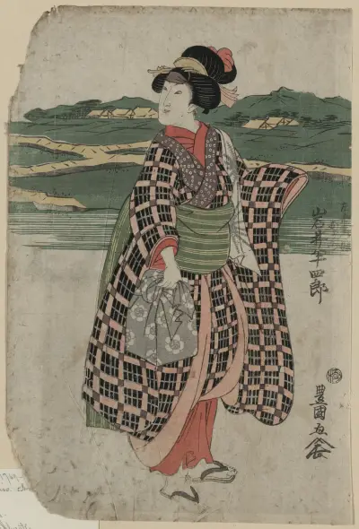 Iwai Hanshirō no Sagoemon musume Oyone av Toyokuni Utagawa