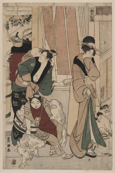 Satsuki av Toyokuni Utagawa