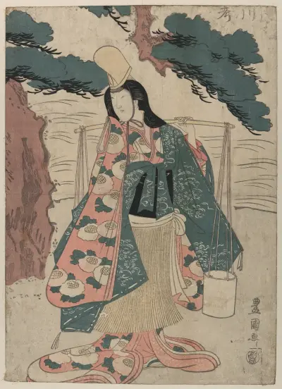 Segawa Rokō no Matsukaze av Toyokuni Utagawa