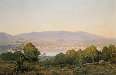 Sundown at Centre Harbor, New Hampshire av William Trost Richards