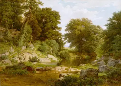 Woodland Brook av William Trost Richards
