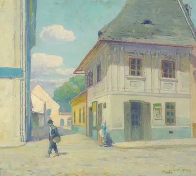 House on Mäsiarská street in Košice av Ľudovít Čordák