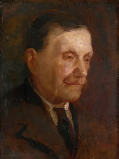 Head of an Old Man, 1925 av Ľudovít Pitthordt