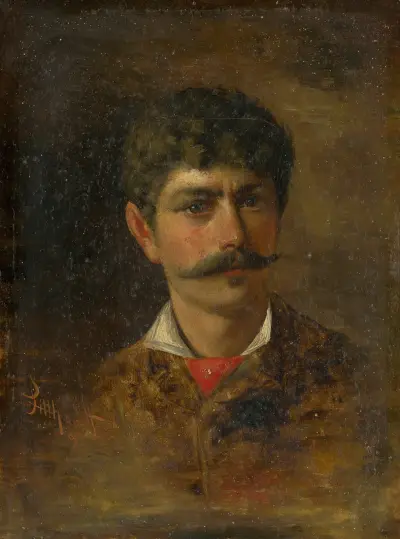 Man with Moustache av Ľudovít Pitthordt