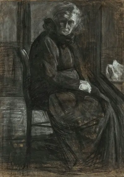 La madre av Umberto Boccioni