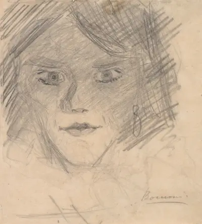Study for ‘Modern Idol’ av Umberto Boccioni